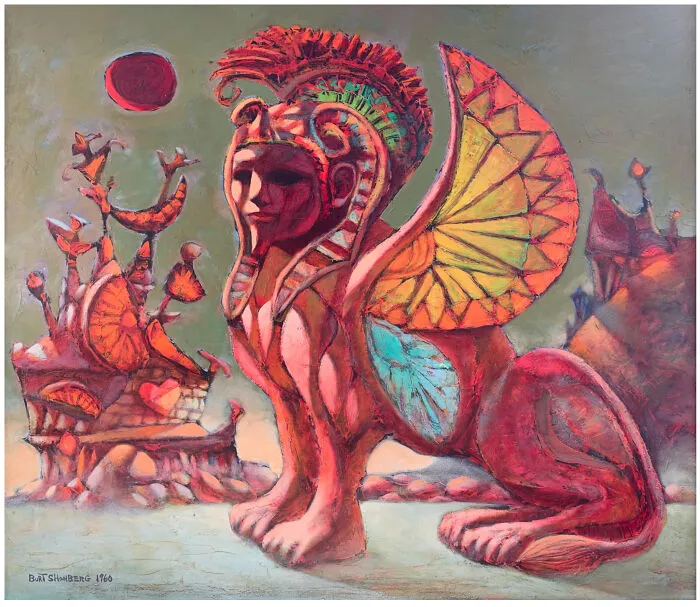 Burt Shonberg Title Unknown (1960), Casein On Panel.  This Masterpiece Will Be Included In The Exhibition