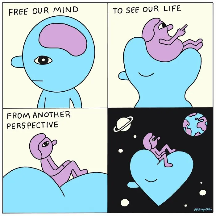 Artist Creates 30 Poetic Cartoons Offering Comfort To Those Who May Be Navigating Challenging Times (New Pics)