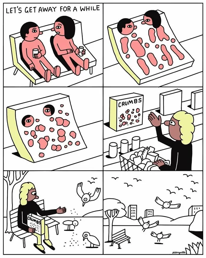 Artist Creates 30 Poetic Cartoons Offering Comfort To Those Who May Be Navigating Challenging Times (New Pics)
