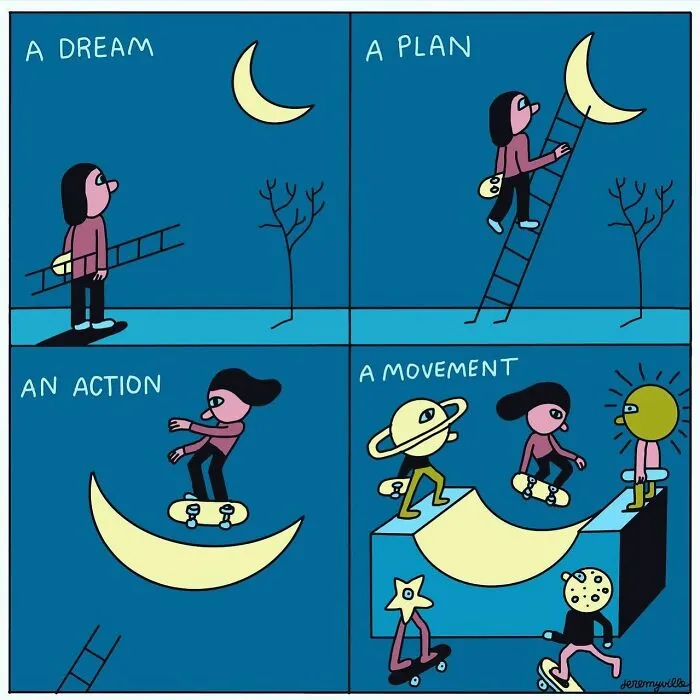Artist Creates 30 Poetic Cartoons Offering Comfort To Those Who May Be Navigating Challenging Times (New Pics)