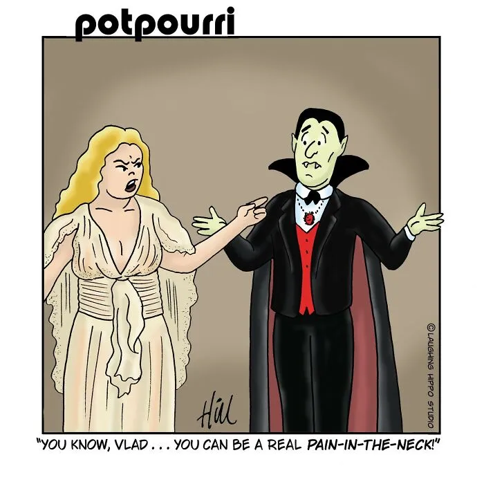Spooktacular Humor: 30 One-Panel Comics From Laughing Hippo Studio
