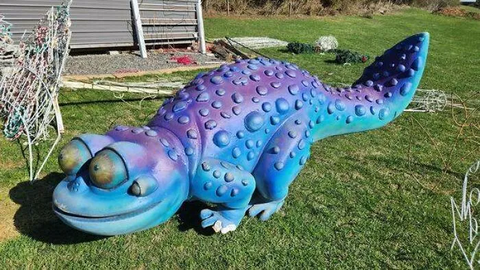 Este gecko mide más de 1'80 de largo