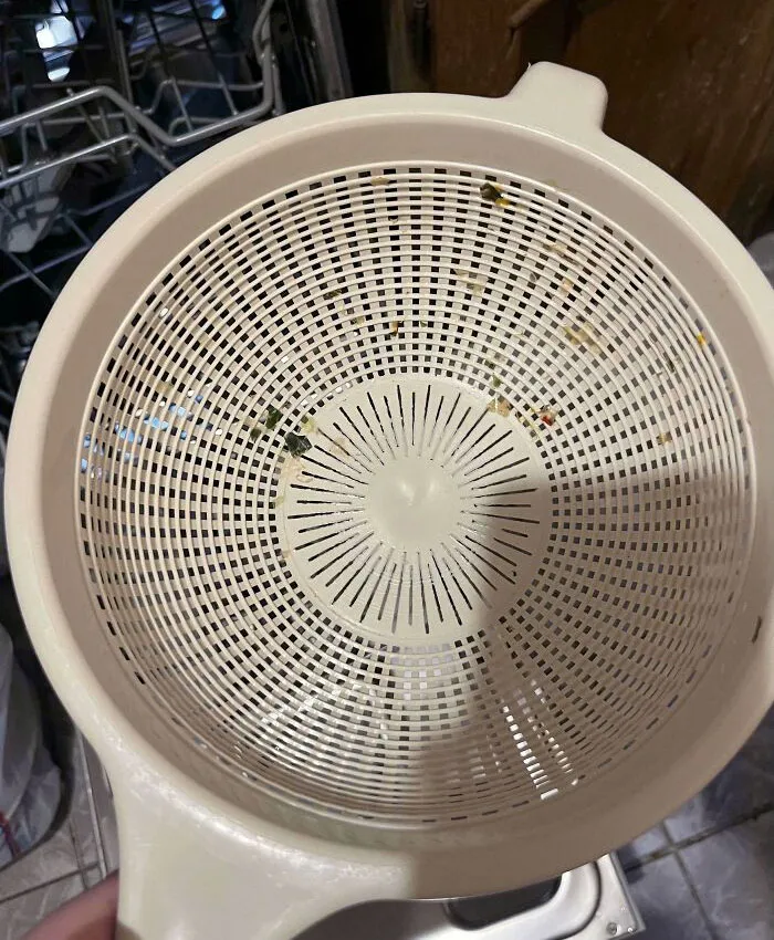 My Husband Decided That This Is Clean Enough To Put It Back With The Clean Dishes