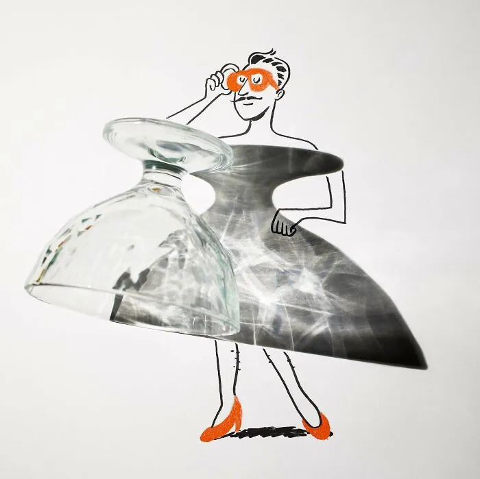 80 Humorous Shadow-Illustrations By Vincent Bal