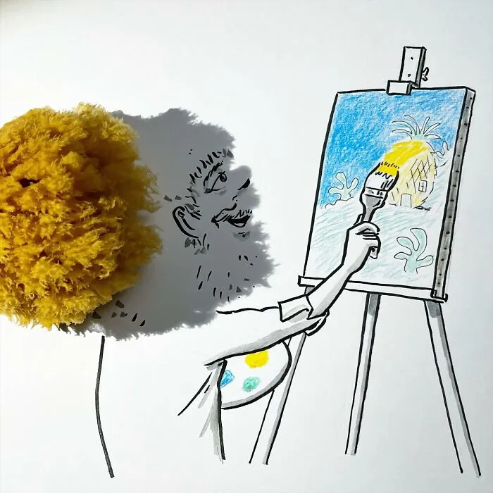 80 Humorous Shadow-Illustrations By Vincent Bal