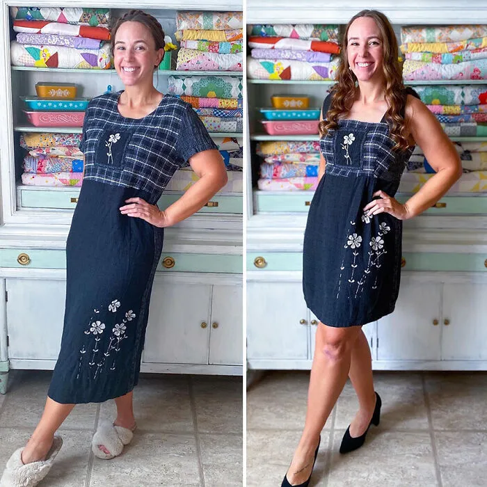 This Woman Gives Thrifted Fashion A Stylish Upgrade, Here Are Her Latest Ones (26 New Pics)