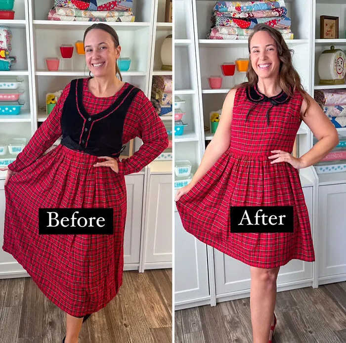 This Woman Gives Thrifted Fashion A Stylish Upgrade, Here Are Her Latest Ones (26 New Pics)