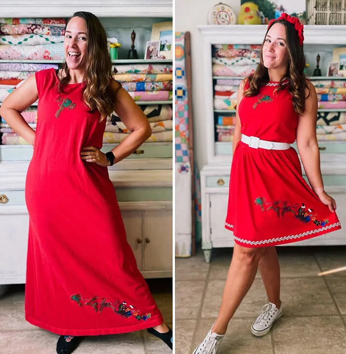 This Woman Gives Thrifted Fashion A Stylish Upgrade, Here Are Her Latest Ones (26 New Pics)