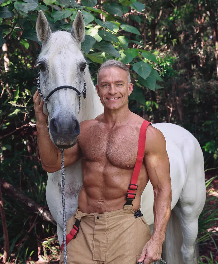 Dave - Australian Firefighters Horse Calendar 2025