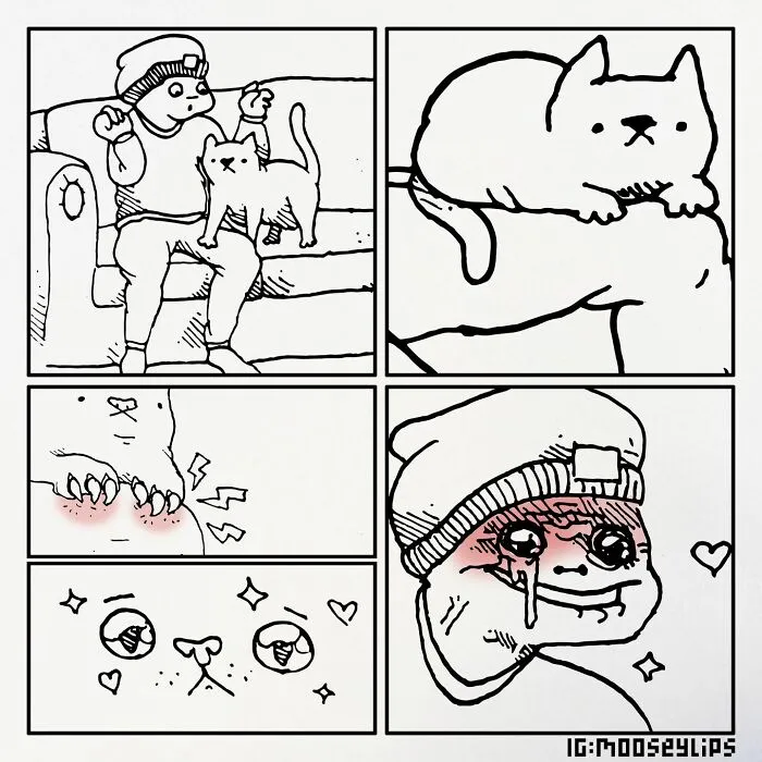 Mooseylips: 30 Hilariously Absurd Comics Inspiring Us To Embrace Our Inner Weirdness, By This Artist