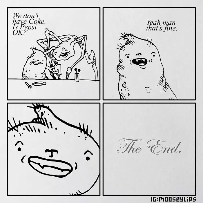 Mooseylips: 30 Hilariously Absurd Comics Inspiring Us To Embrace Our Inner Weirdness, By This Artist