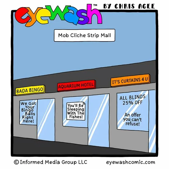 26 New Single-Panel Comics By Chris Agee Featuring Bold Art And Quick-Witted Punchlines