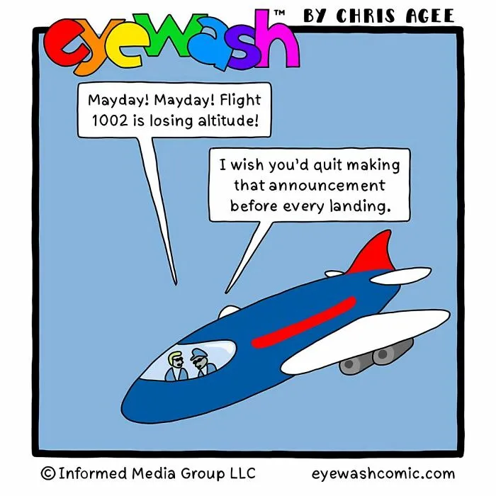 26 New Single-Panel Comics By Chris Agee Featuring Bold Art And Quick-Witted Punchlines