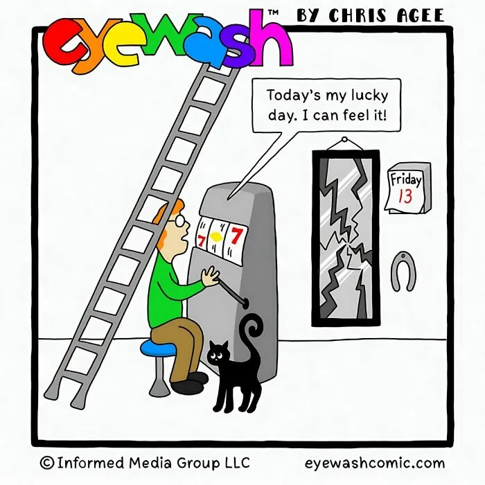 26 New Single-Panel Comics By Chris Agee Featuring Bold Art And Quick-Witted Punchlines