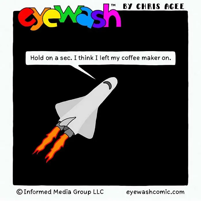 26 New Single-Panel Comics By Chris Agee Featuring Bold Art And Quick-Witted Punchlines