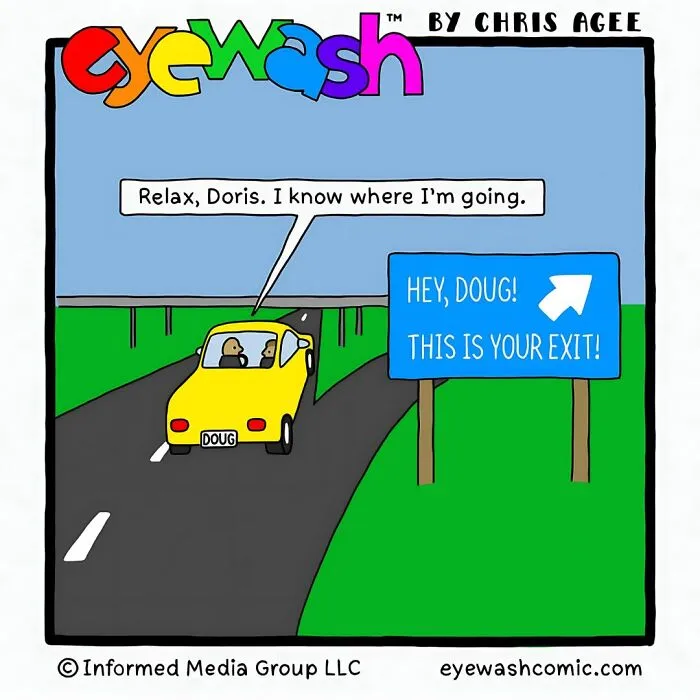 26 New Single-Panel Comics By Chris Agee Featuring Bold Art And Quick-Witted Punchlines