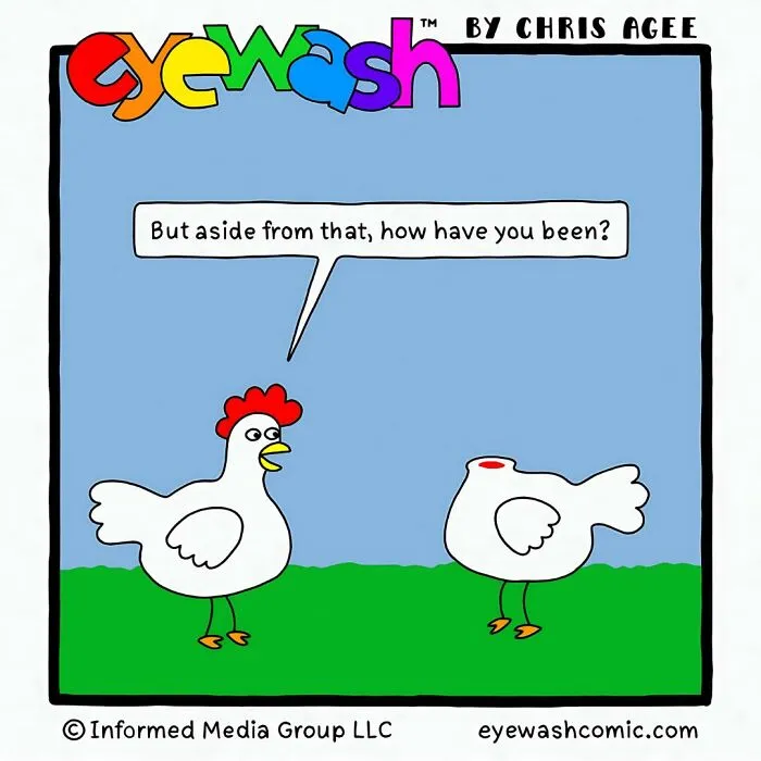 26 New Single-Panel Comics By Chris Agee Featuring Bold Art And Quick-Witted Punchlines