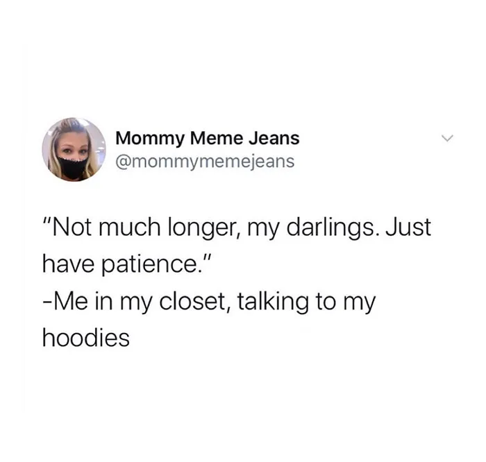 Fall meme about eagerly awaiting hoodie weather, capturing cozy vibes with humor.