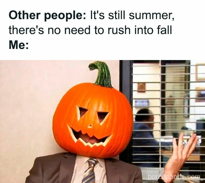 “Rushing Into Fall Be Like...”
