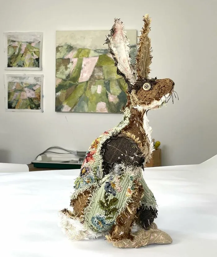 This Artist Repurposes Scrap Metal, Discarded Objects, And Textile Into Animal Sculptures (20 New Pics)