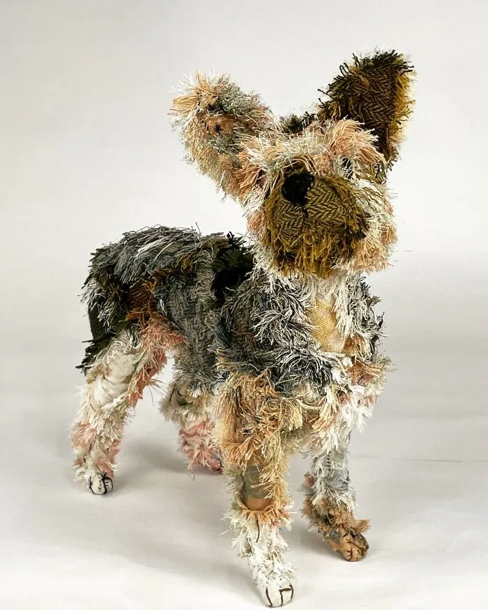 This Artist Repurposes Scrap Metal, Discarded Objects, And Textile Into Animal Sculptures (20 New Pics)