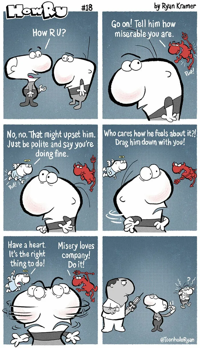 38 New Comics With Unpredictable Endings That Poke Fun At Our Society By This Artist