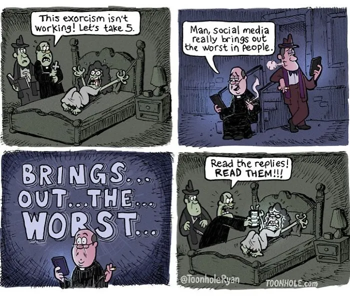 38 New Comics With Unpredictable Endings That Poke Fun At Our Society By This Artist
