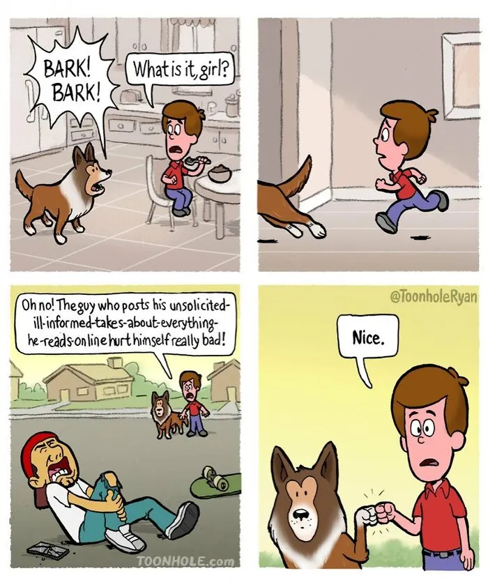 38 New Comics With Unpredictable Endings That Poke Fun At Our Society By This Artist