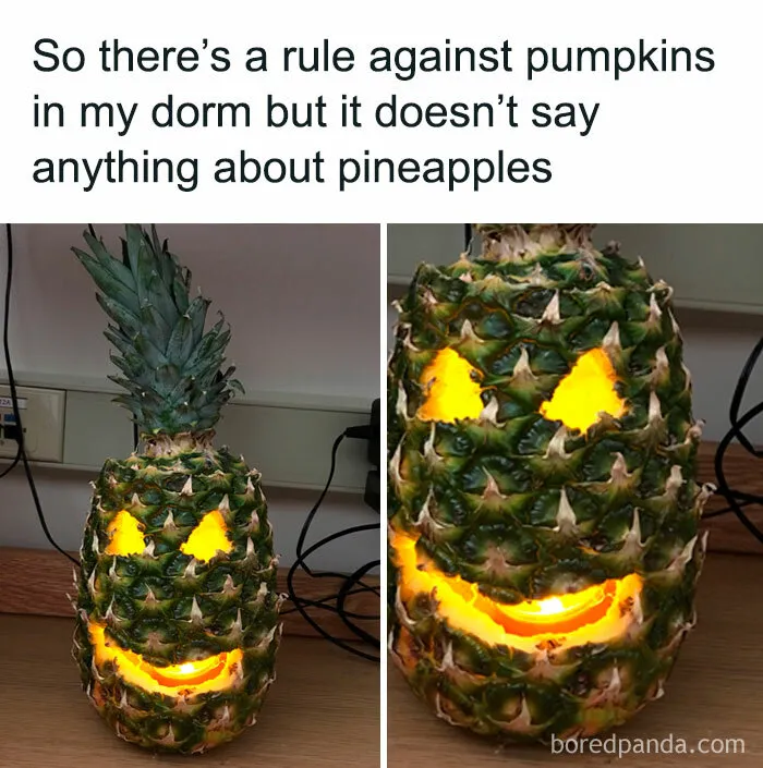 Halloween Pineapples