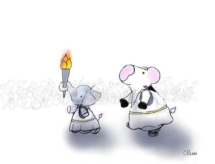 My 23 Illustrations Of A Mouse And His Friends Traveling Through The World