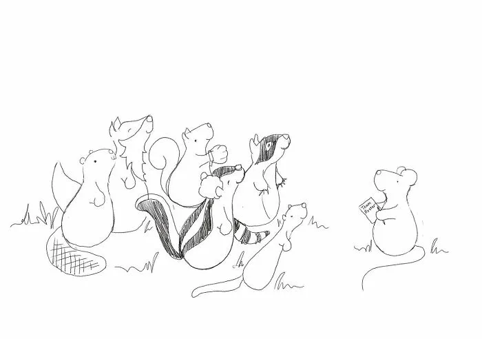 My 23 Illustrations Of A Mouse And His Friends Traveling Through The World
