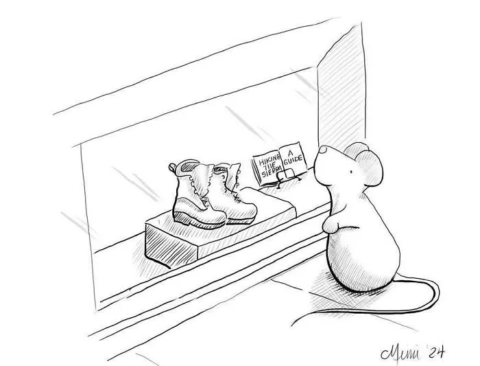 My 23 Illustrations Of A Mouse And His Friends Traveling Through The World