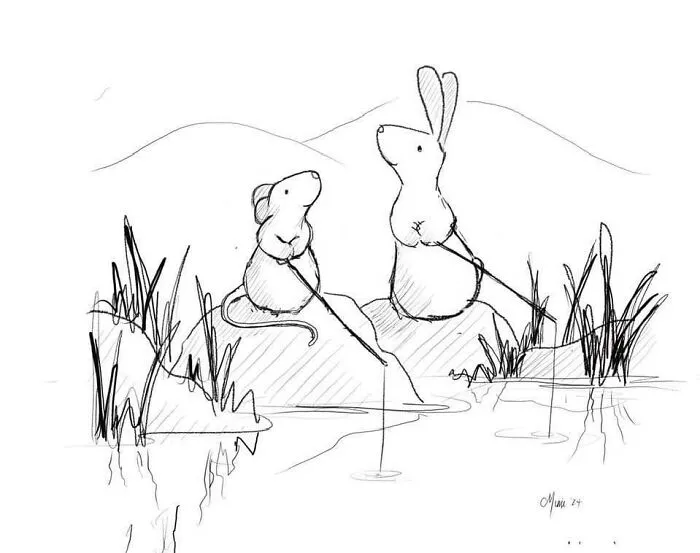 My 23 Illustrations Of A Mouse And His Friends Traveling Through The World