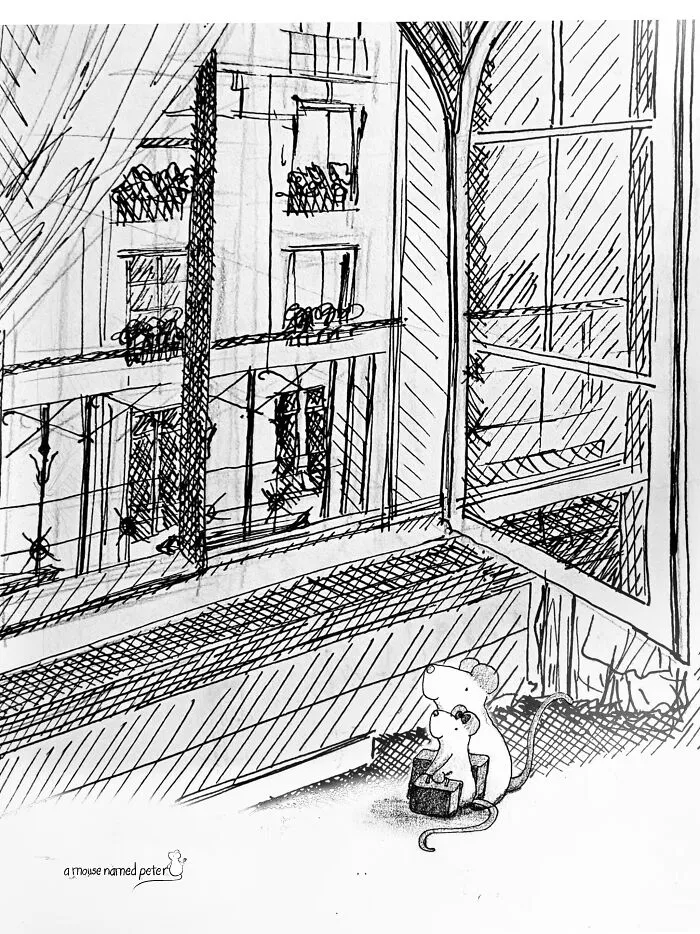 My 23 Illustrations Of A Mouse And His Friends Traveling Through The World