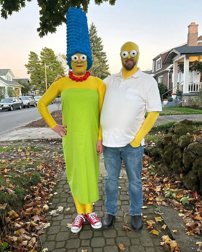 I Was Marge Last Year And My Buddy Was Homer. I’m Clearly Not Able To Top It This Year