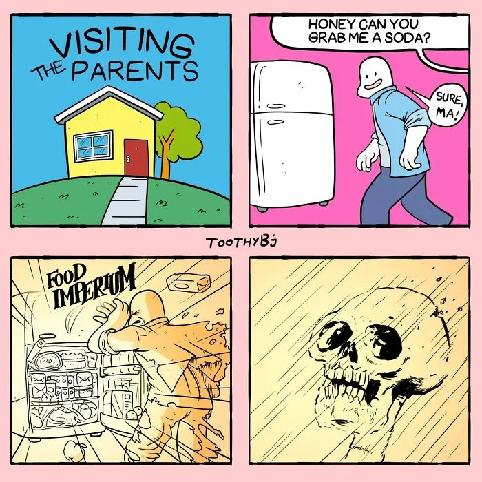 If You Have A Dark Sense Of Humor, You Will Probably Enjoy These Comics By ToothyBj (30 New Pics)
