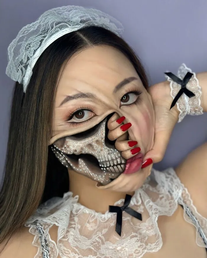 29 Incredible Makeup Illusions By This Artist That Might Make You Question Reality (New Pics)