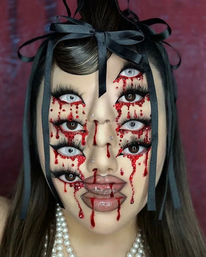 29 Incredible Makeup Illusions By This Artist That Might Make You Question Reality (New Pics)