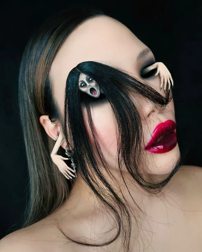 29 Incredible Makeup Illusions By This Artist That Might Make You Question Reality (New Pics)