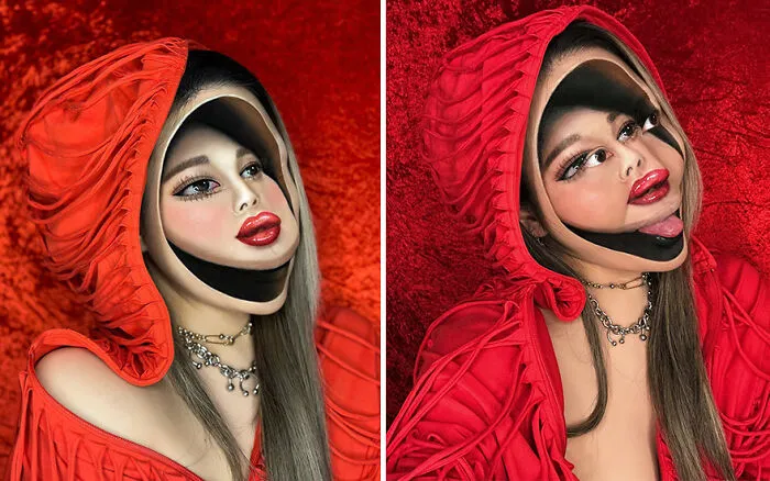 29 Incredible Makeup Illusions By This Artist That Might Make You Question Reality (New Pics)