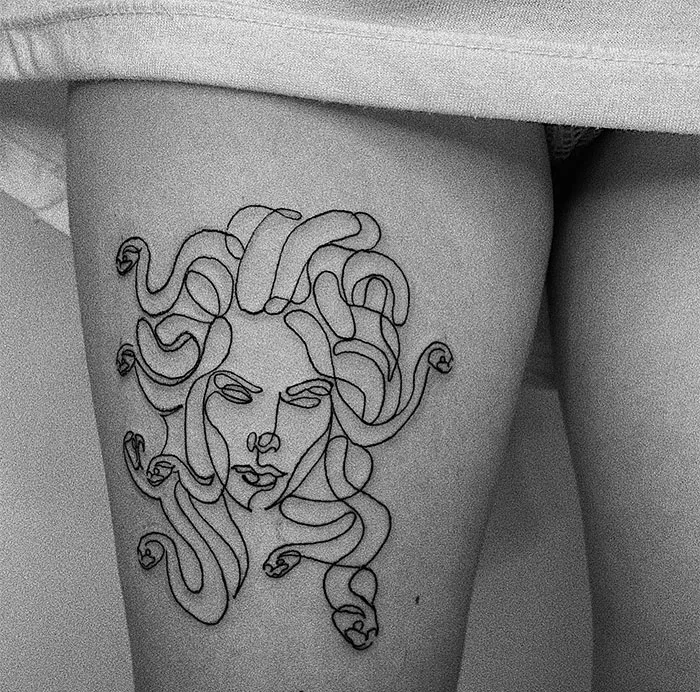 Line Art Medusa