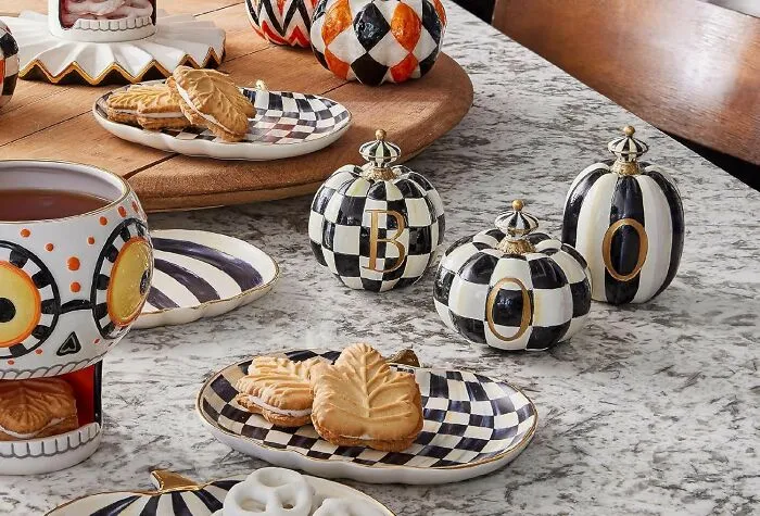 Get Into The Halloween Spirit With This Playful   <a Style="Display:inline;" Href="Https://Www.amazon.com/Mackenzie-Childs-Resin-Pumpkin-Halloween-Decoration/Dp/B09szlbwmd?pf_rd_p=eb29a56c-Fb46-4990-Bc38-8ca4ffd9b351&pf_rd_r=djaedm20qpnps12s9cw7&sr=1-1-Bb04dee1-4b25-4e59-A9d0-5eb169eb114f&linkcode=ll1&tag=bpeagle-20&linkid=7906ba5517b1528ac4abe22f4aaf4e46&language=en_us&ref_=as_li_ss_tl" Target="_blank"><span Style="Font: Inherit; Color: #d74b1f;"> Pumpkin Decor Set</Span>, A Trio Of Coordinated Pumpkins That Send A Cheeky Greeting To Trick-Or-Treaters And Party Guests Alike!