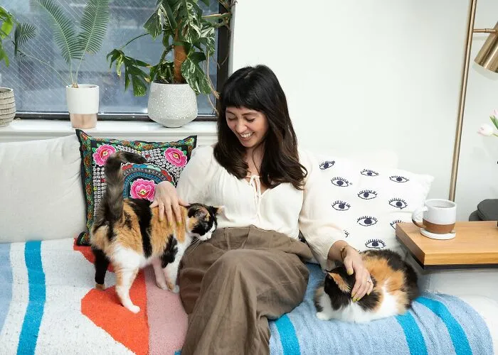 33 Women And Their Cats Breaking The 'Crazy Cat Lady' Stereotype Through BriAnne Wills’s Project (New Pics)