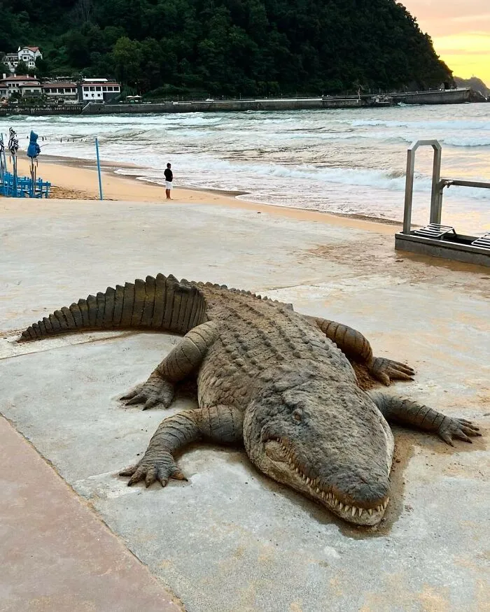 This Artist’s Sand Sculptures Are So Lifelike, They Might Fool You At First Glance (20 New Pics)