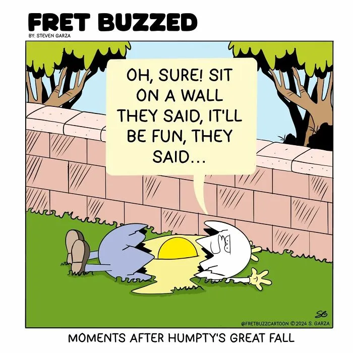 25 Single-Panel Comics About Absurd Situations By Steven Garza