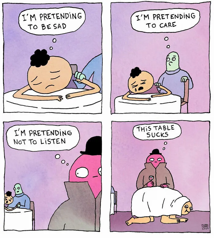 Embracing Life's Absurdity: 30 New Comics By Pierre Mortel