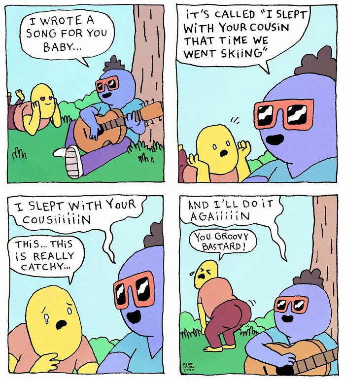 Embracing Life's Absurdity: 30 New Comics By Pierre Mortel