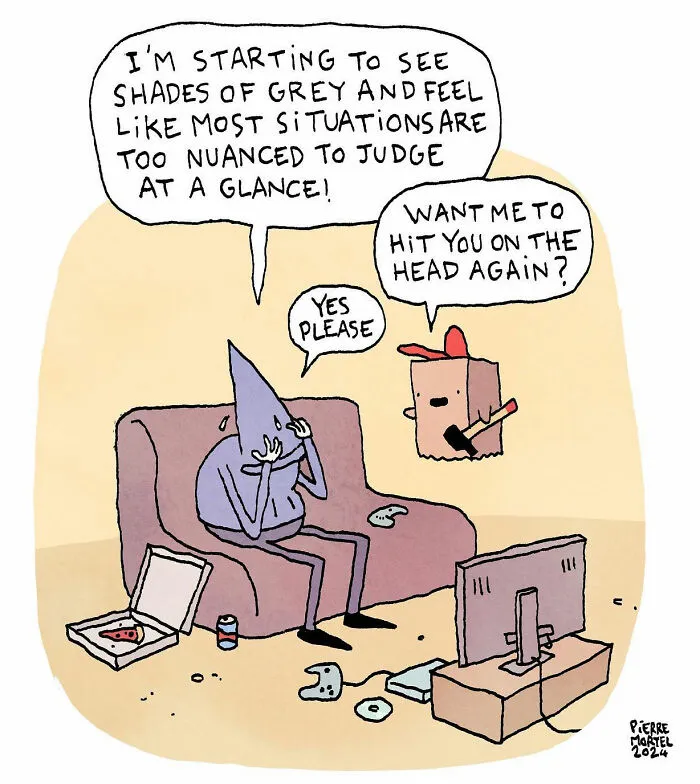 Embracing Life's Absurdity: 30 New Comics By Pierre Mortel
