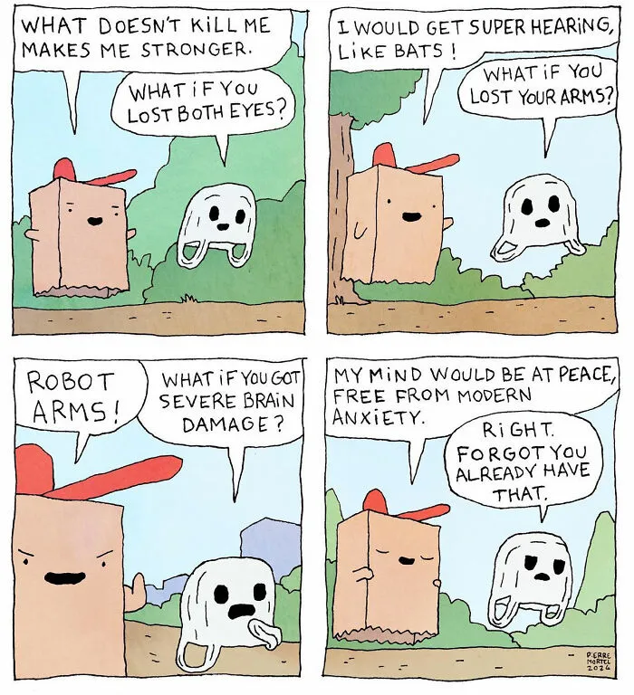 Embracing Life's Absurdity: 30 New Comics By Pierre Mortel