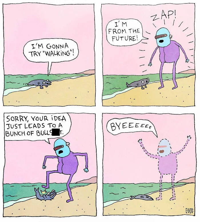 Embracing Life's Absurdity: 30 New Comics By Pierre Mortel